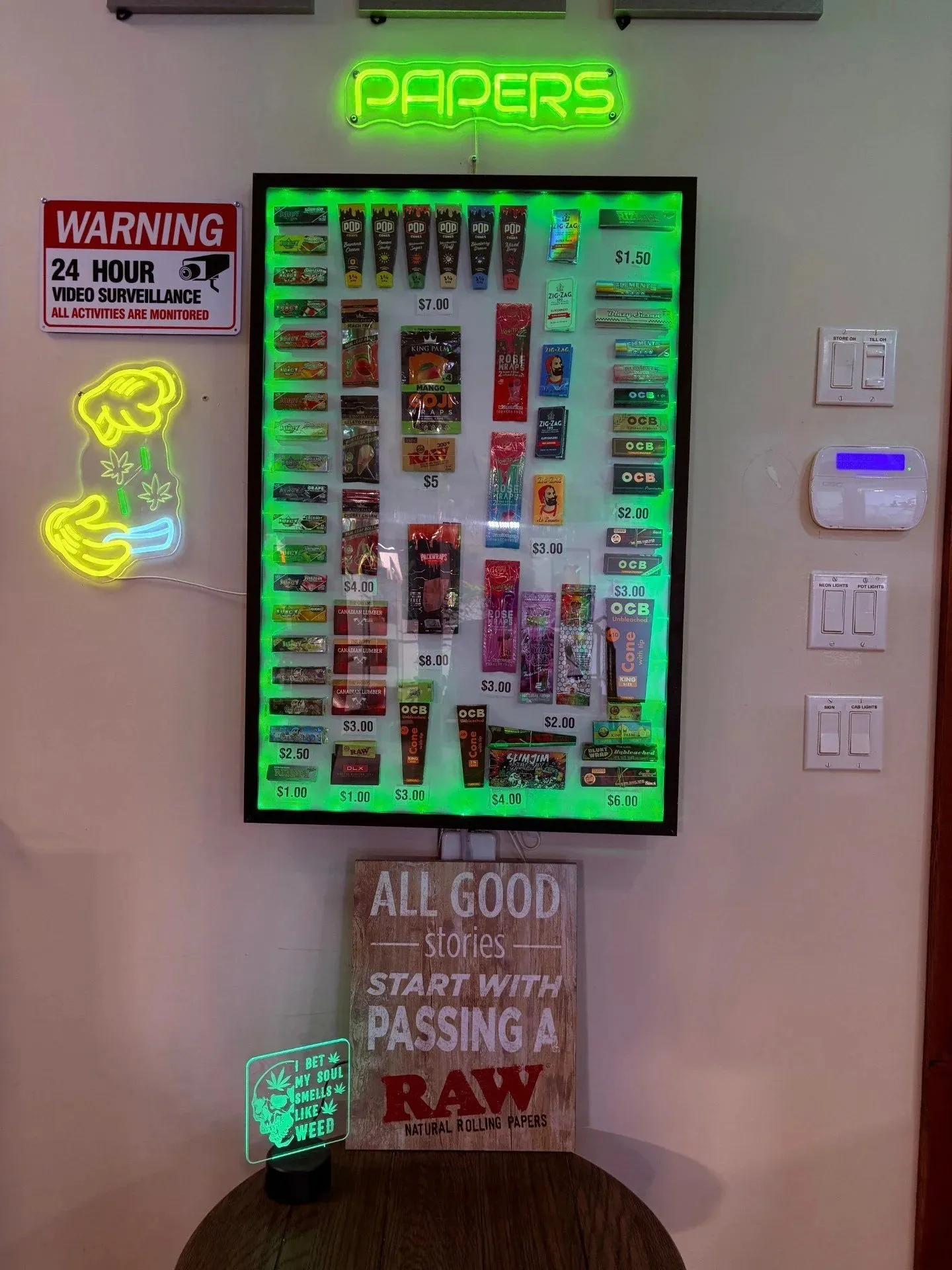 Cannabis retail product display
